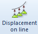 5. Displacement on line button