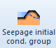 6. Initial cond. seepage group button