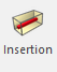 3. Insertion button