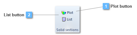 Solid sections toolbar
