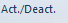 6. Act./Deact. button