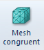 2. Mesh congruent button
