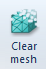 3. Clear mesh button