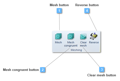 Mesh selection toolbar
