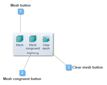 Mesh selection toolbar