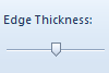 5. Edge thickness slider