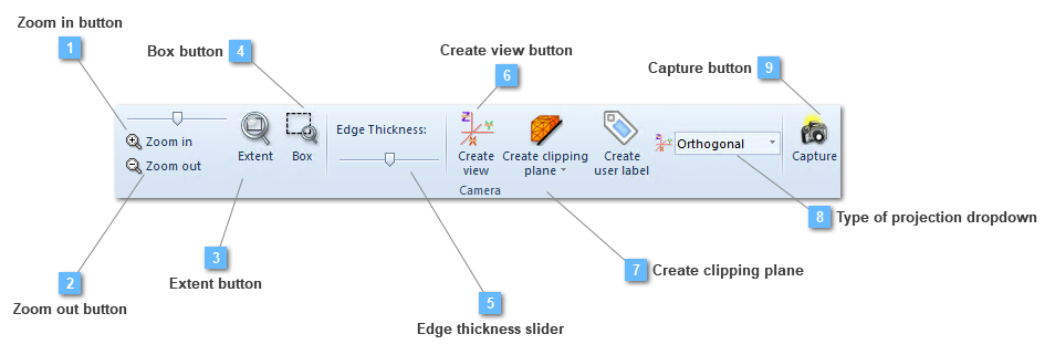 Camera toolbar